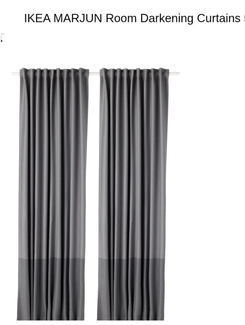 IKEA Marjun Curtains Nwot